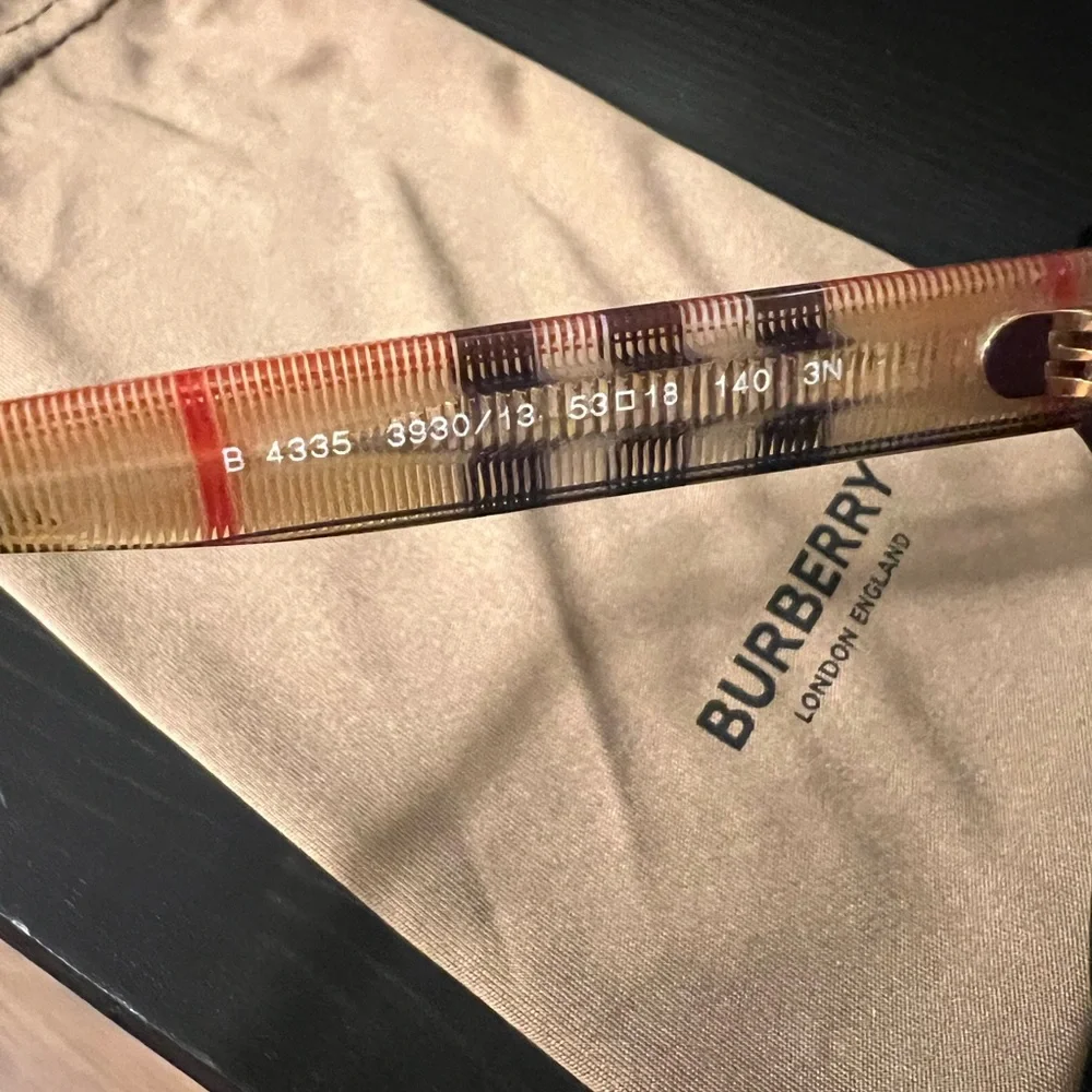 Burberry Tortoiseshell Square Sunglasses with Brown Lenses
